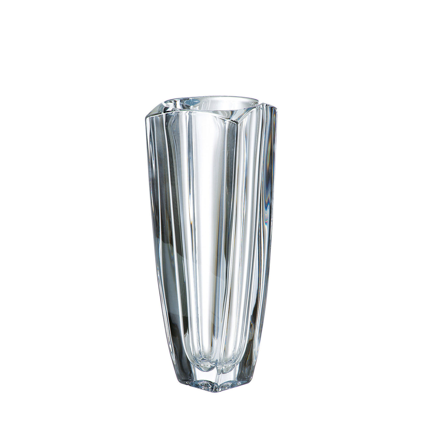 Vysoká skleněná váza Crystal Bohemia Arezzo 28 cm