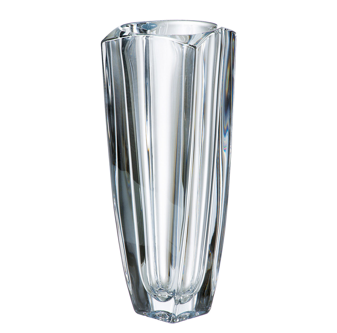 Vysoká skleněná váza Crystal Bohemia Arezzo 33 cm
