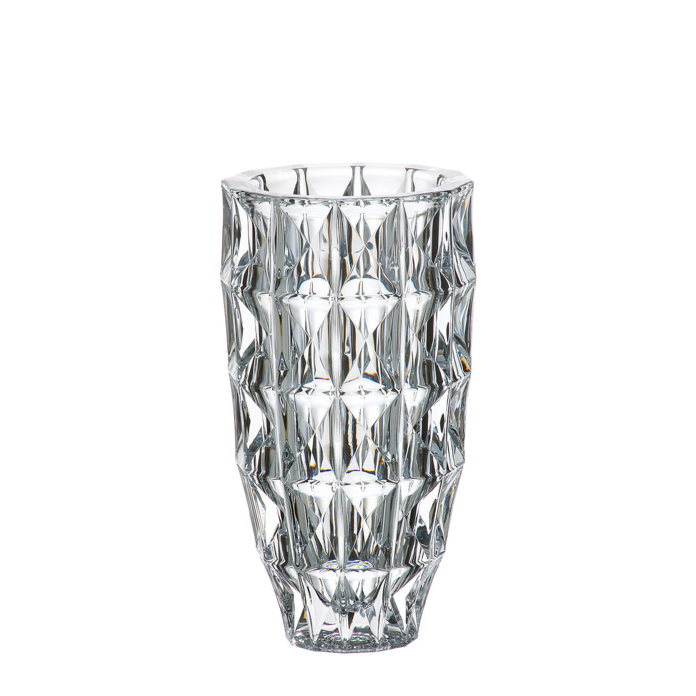 Vysoká skleněná váza Crystal Bohemia Diamond 28 cm