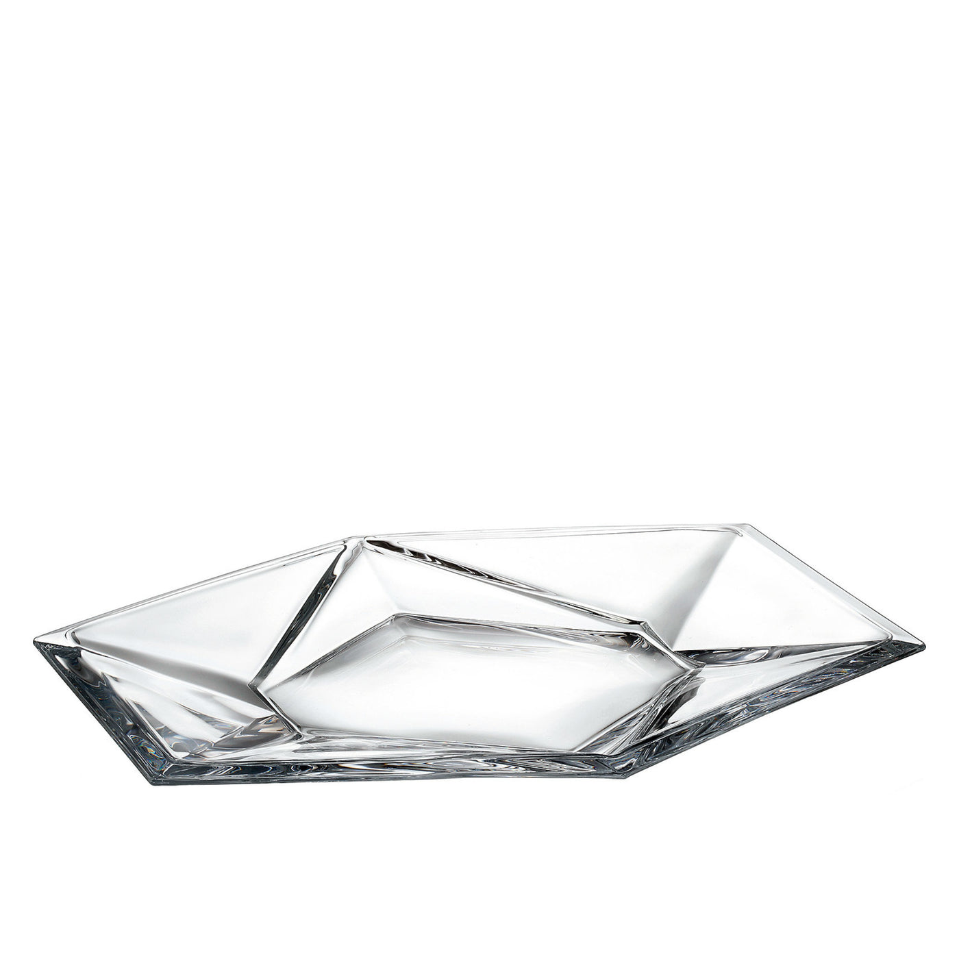 Skleněný talíř Crystal Bohemia Origami 36 cm