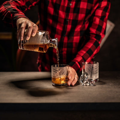 Ručně pískované sklenice na whisky - dokonalá investice
