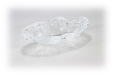 Skleněná oválná miska SPRINKLES extra čirá - 19x10cm