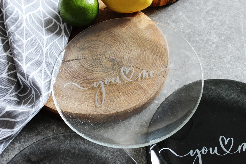 Extra čirý dezertní talířek prům. 20cm - YOU&ME