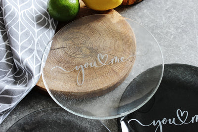 Extra čirý dezertní talířek prům. 20cm - YOU&ME