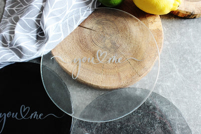 Extra čirý dezertní talířek prům. 20cm - YOU&ME