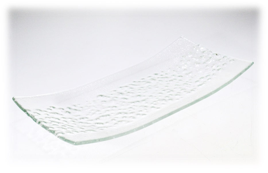 Skleněná mísa KAMENY 36x17cm - extra čirá