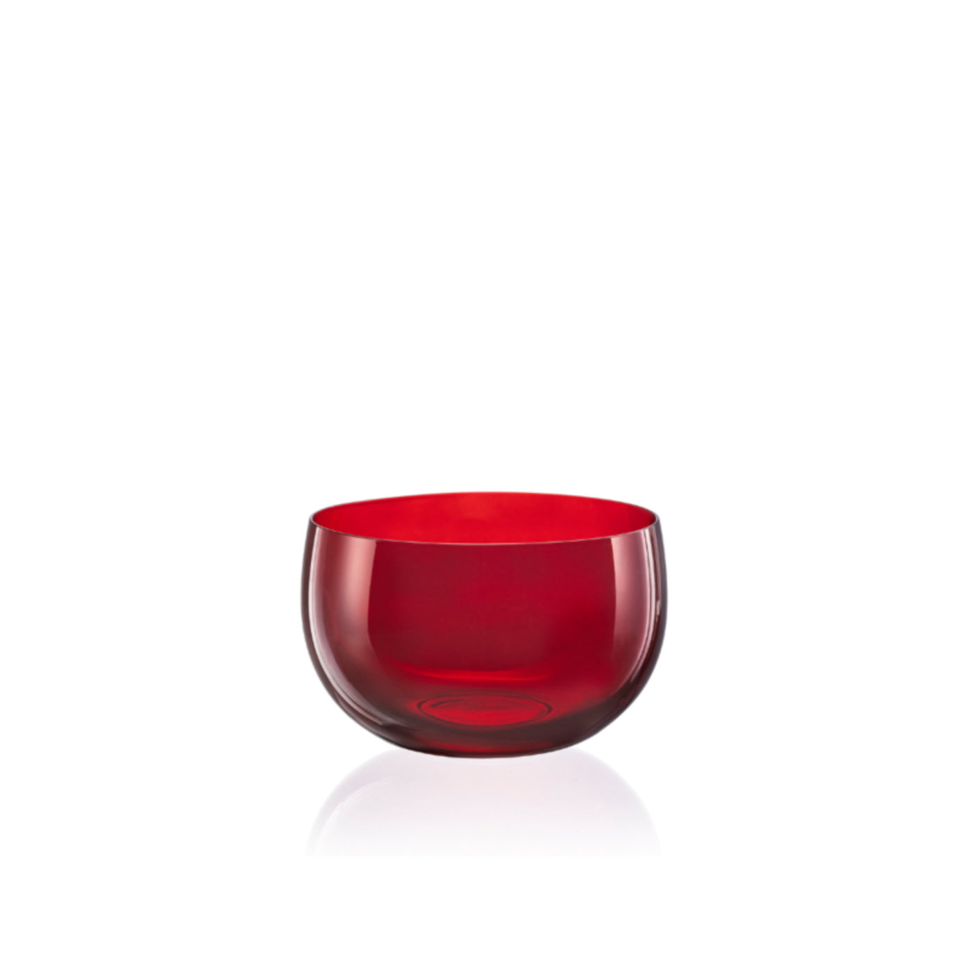 Crystalex červená skleněná miska Extravagance 120 mm (6 kusů)