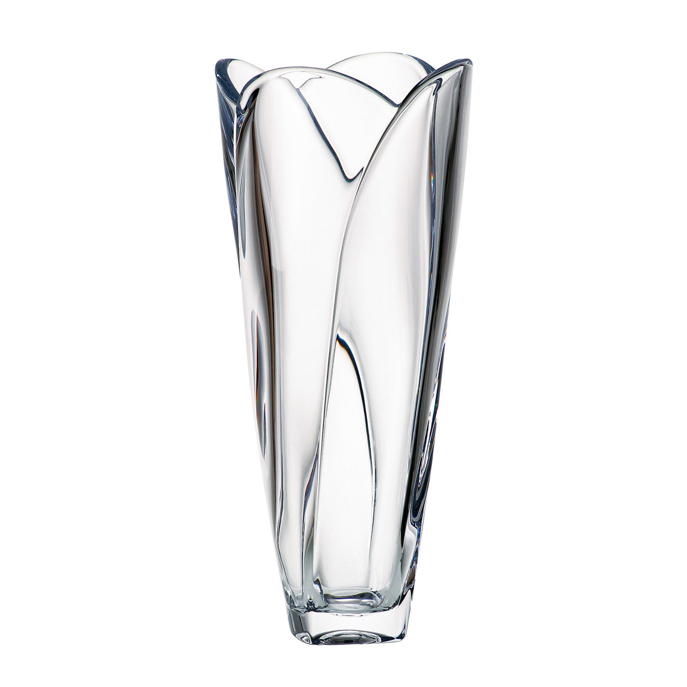Vysoká skleněná váza Crystal Bohemia Globus 35 cm