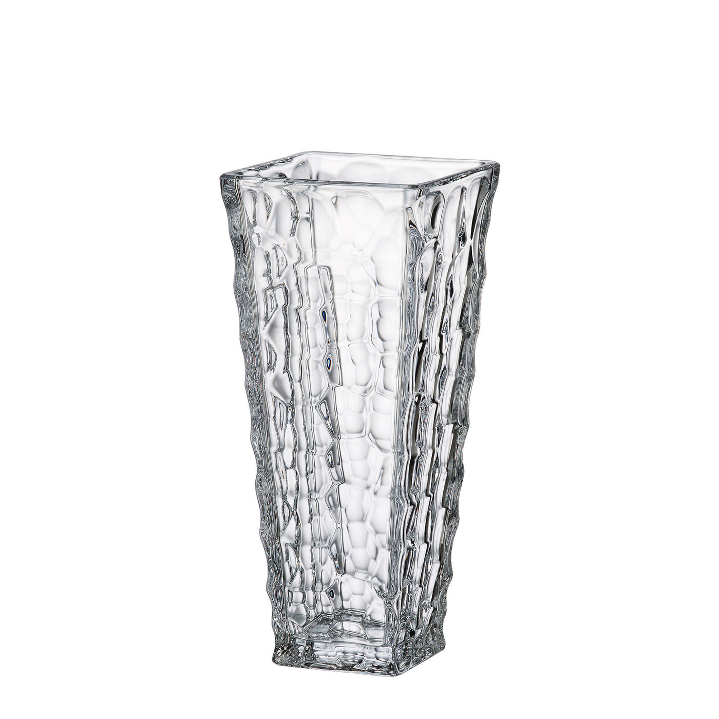 Vysoká skleněná váza Crystal Bohemia Marble 30 cm