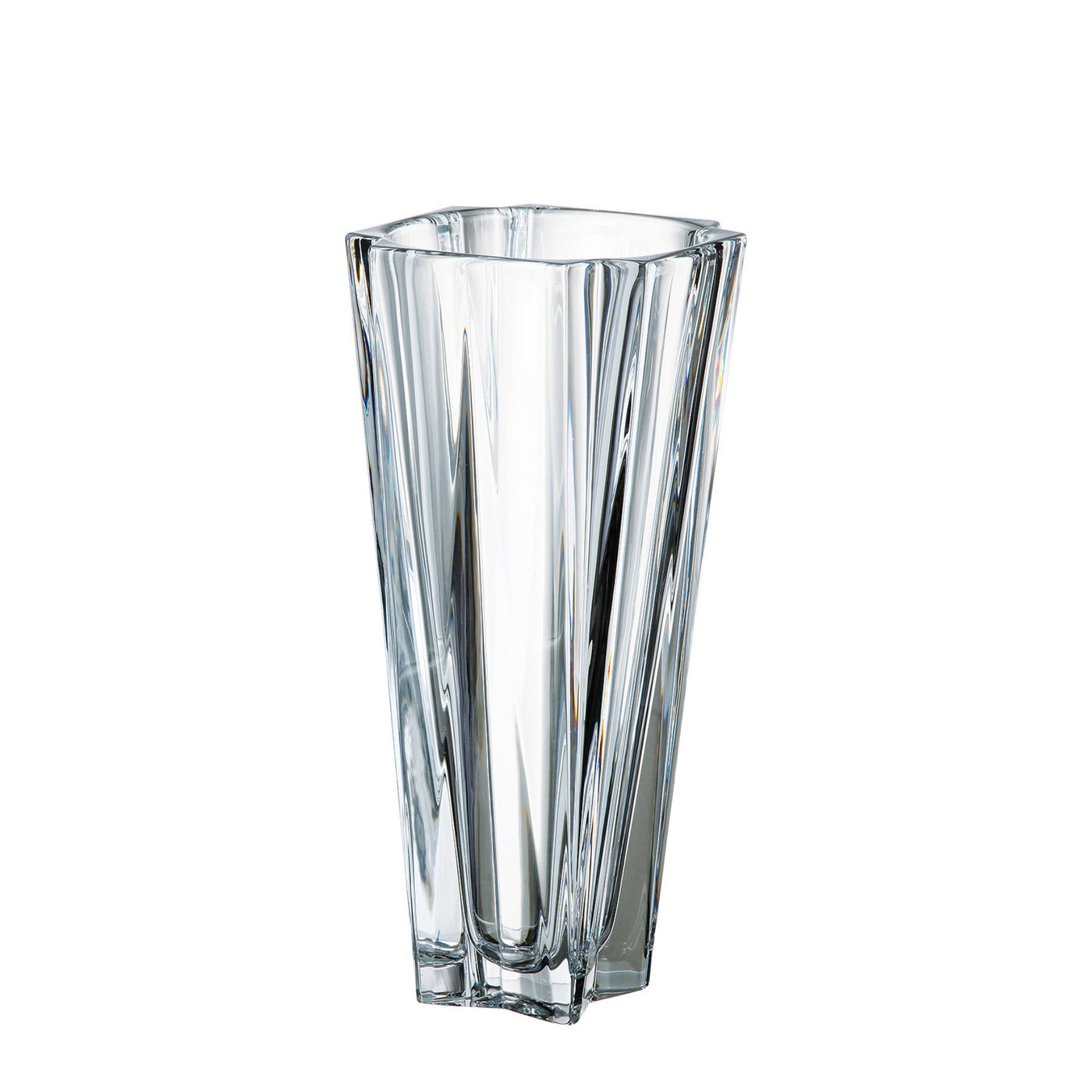 Vysoká skleněná váza Crystal Bohemia Metropolitan 30,5 cm