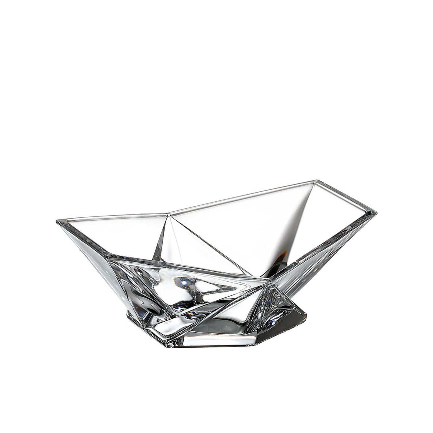Skleněná mísa Crystal Bohemia Origami 22 cm