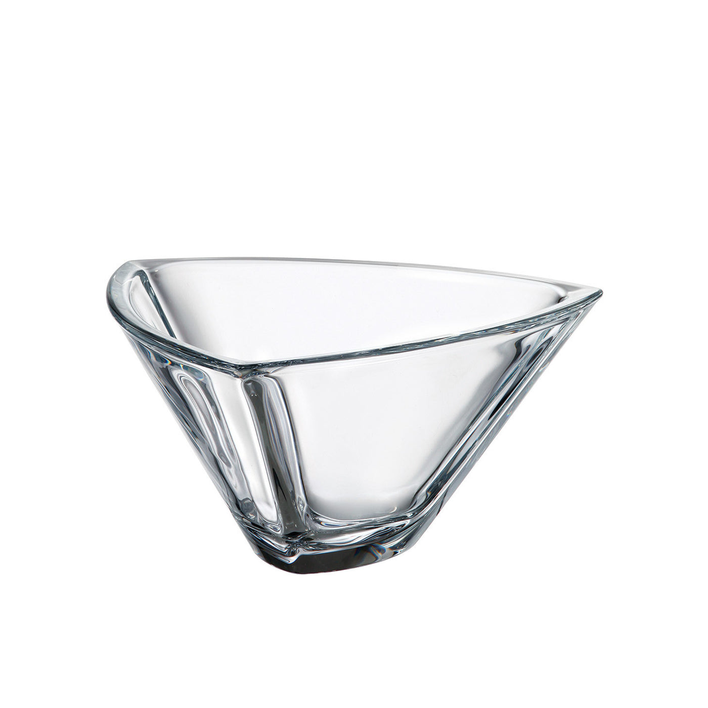 Skleněná mísa Crystal Bohemia Triangle 24,5 cm