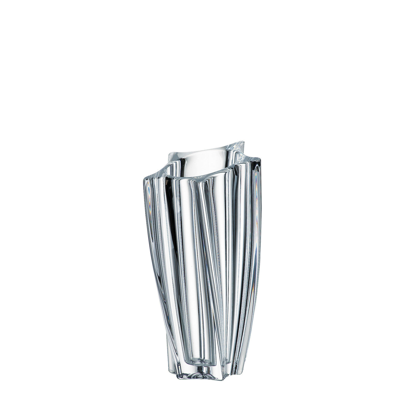 Vysoká skleněná váza Crystal Bohemia Yoko 25,5 cm
