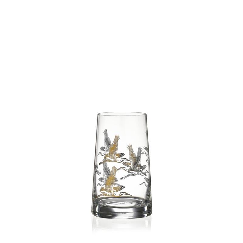 Sskleněná váza na květiny Crystalex Herons 120 mm