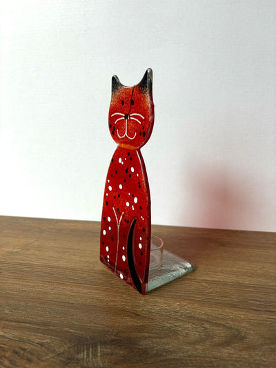 Skleněná figurka Kočka CA13