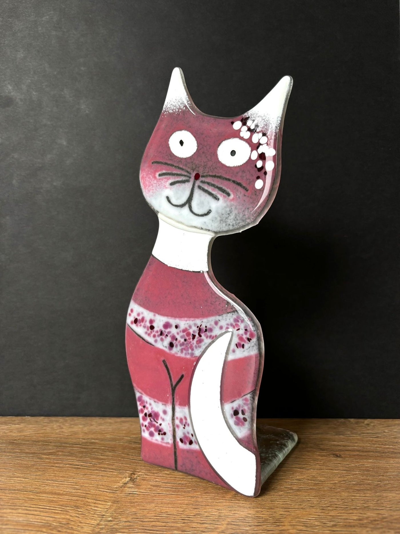 Skleněná figurka Kočka CA16