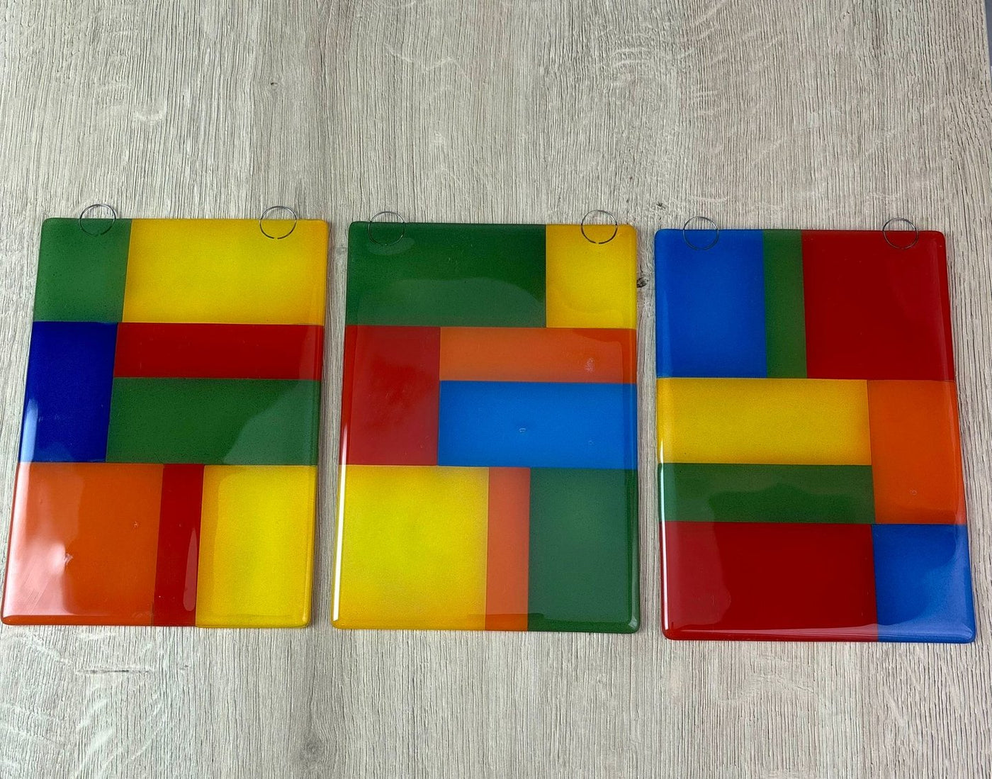 Set obrázků - "Barevná geometrie" C55