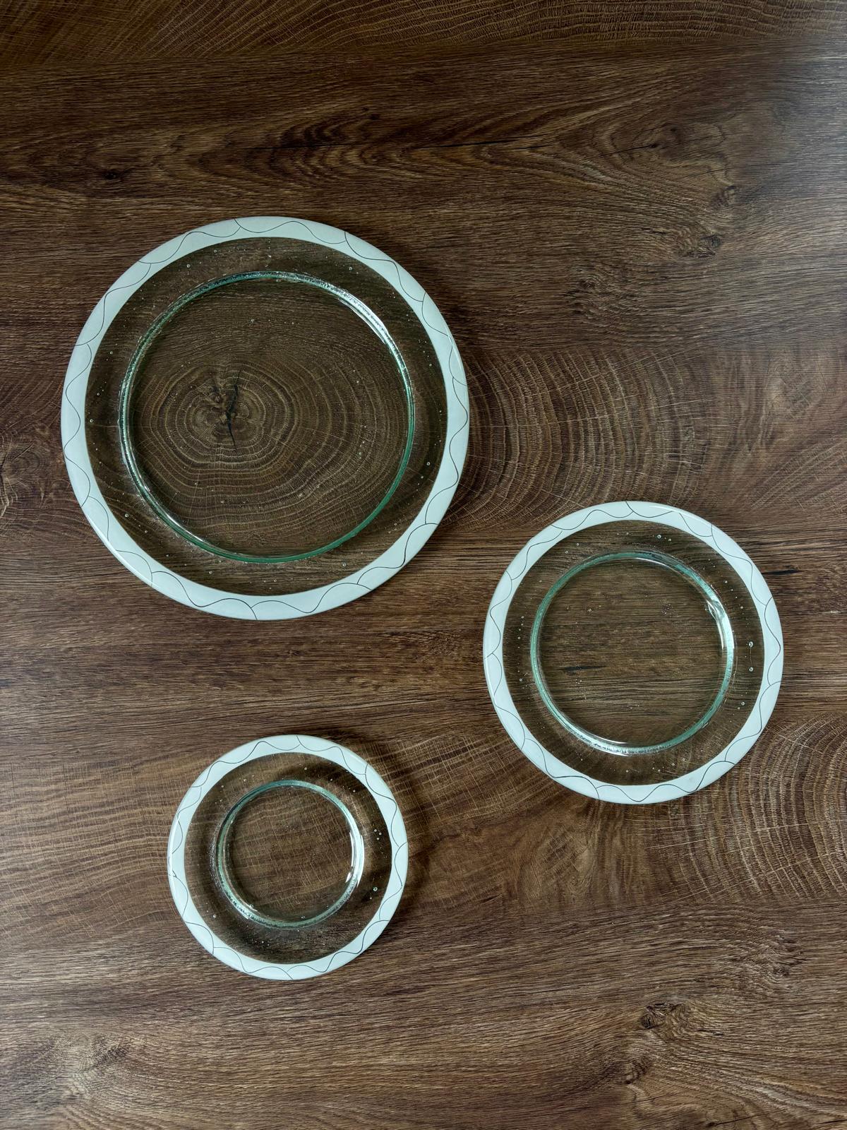 Set kulatých talířů PW27