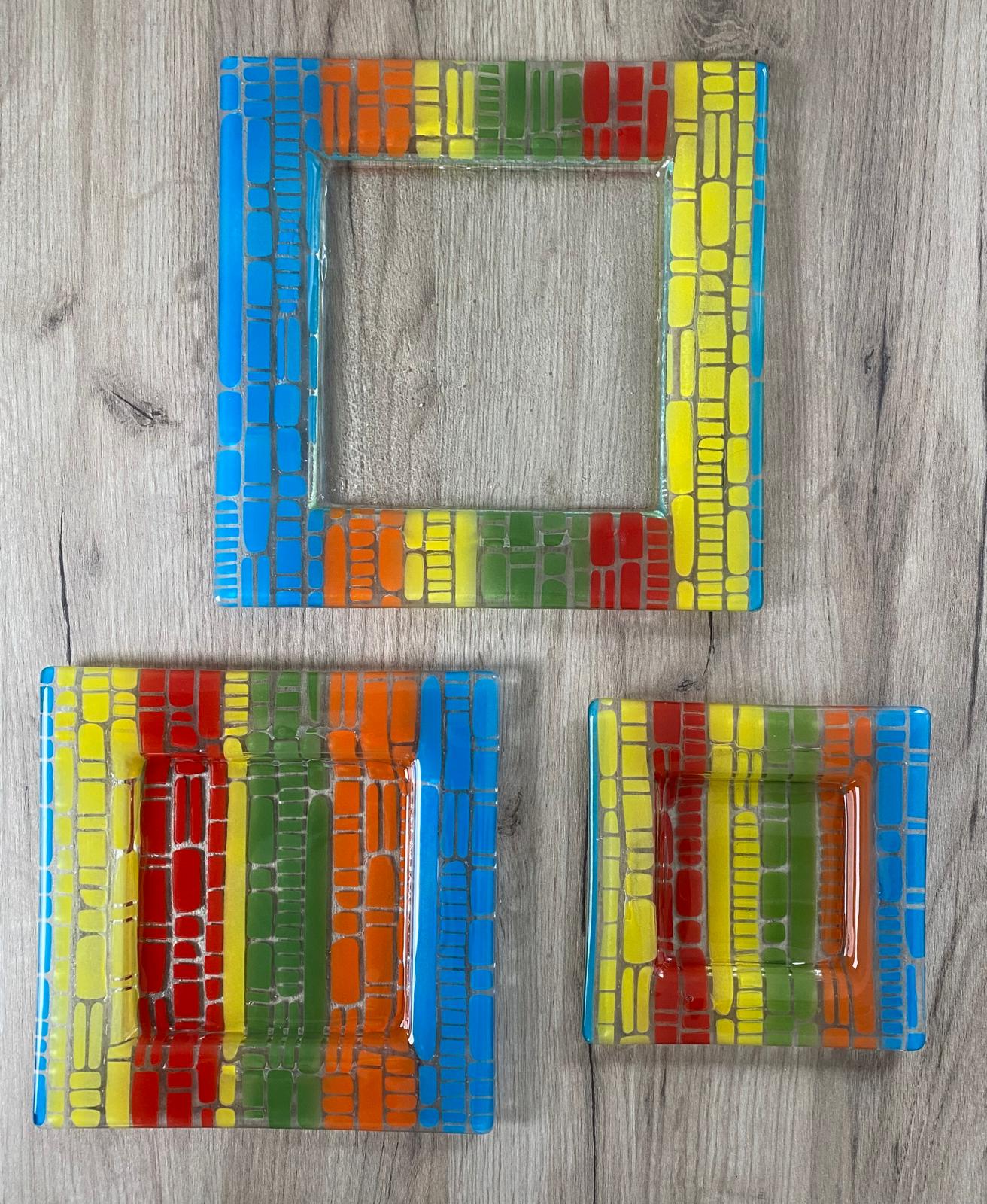 Set čtvercových talířů C6