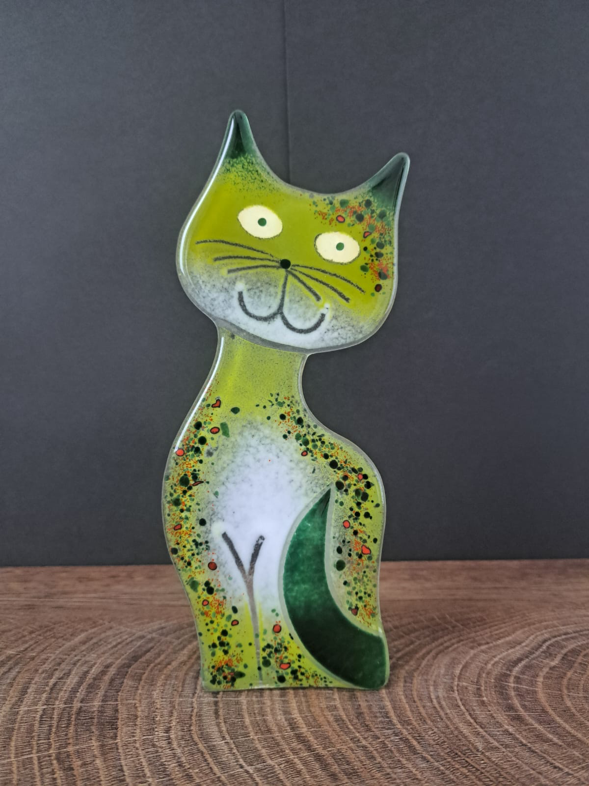 Skleněná figurka Kočka CA19