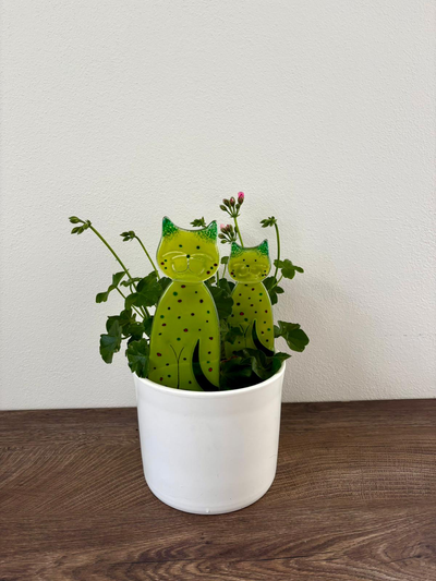 Skleněná figurka Kočka - zápich CA11