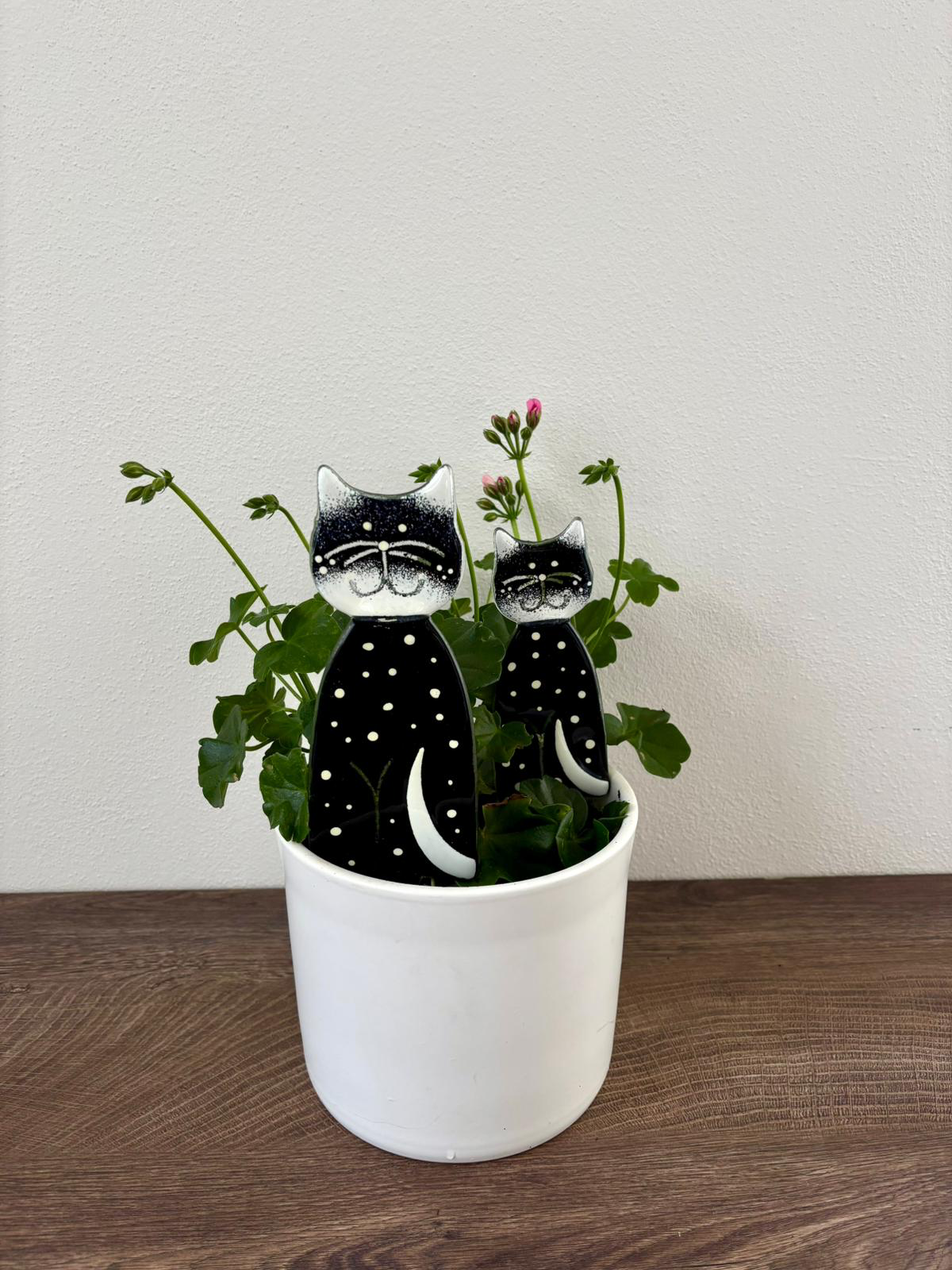 Skleněná figurka Kočka - zápich CA14