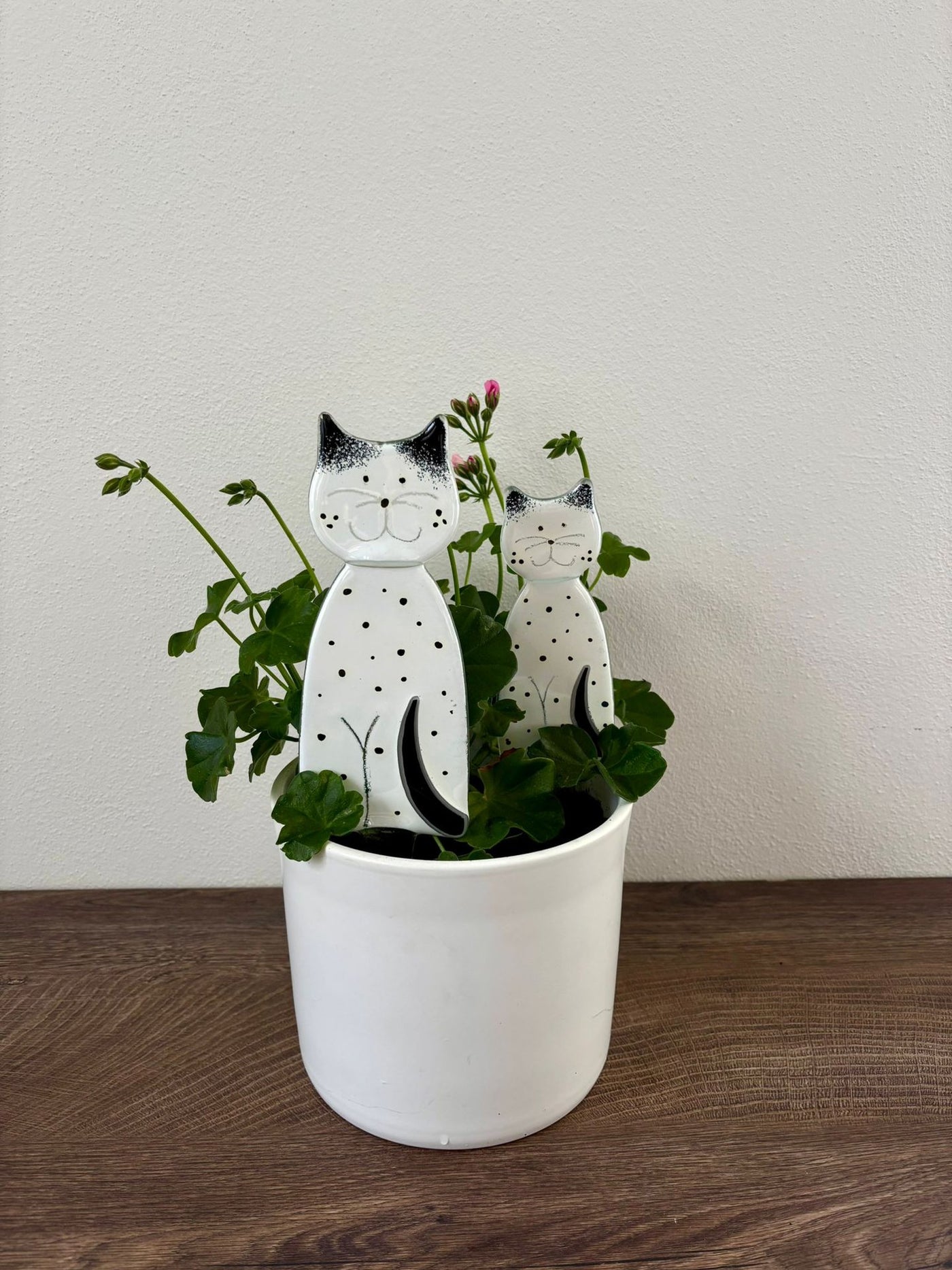 Skleněná figurka Kočka - zápich CA21