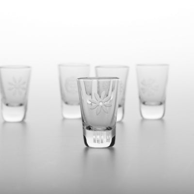 Skleněné štamprle na slivovici Ateliér Žampach slovácké 10 ml