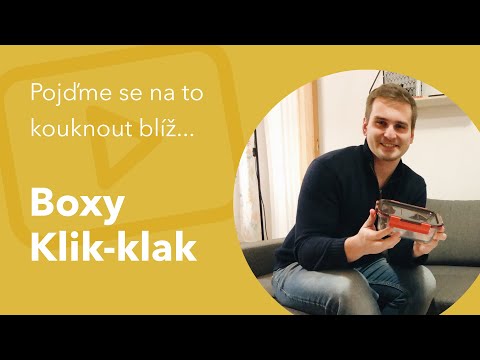 Simax Klik-klak (1,35 l) - skleněná dóza na potraviny